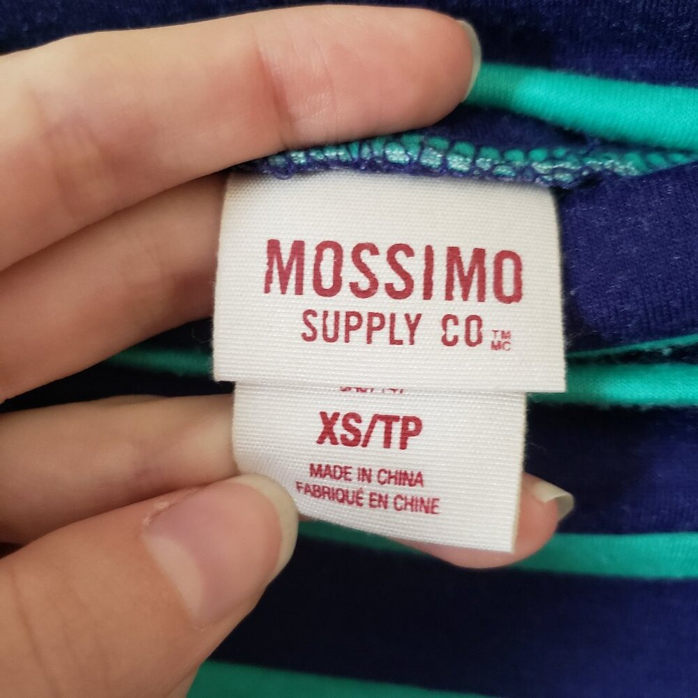 Blue Horizontal Striped Maxi Skirt - Picture 4 of 8